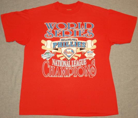 VTG 1993 Philadelphia Phillies World Series Baseball T-shirt