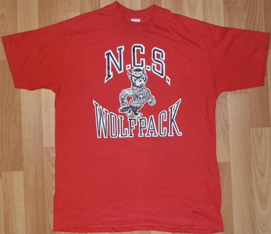 Vintage 1980s NCSU North Carolina State Wolfpack T-Shirt