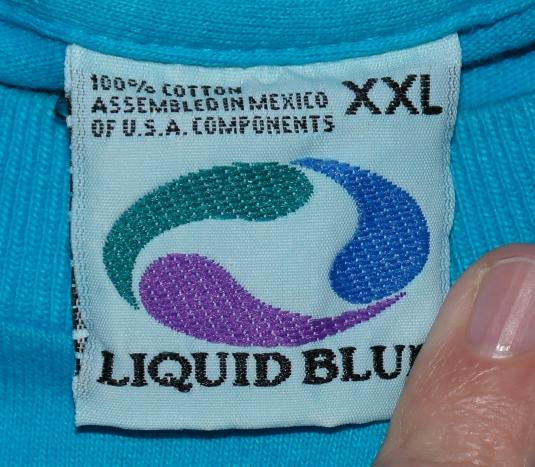 Vintage 1990s Liquid Blue BEN & JERRY Ice Cream Cow T-Shirt