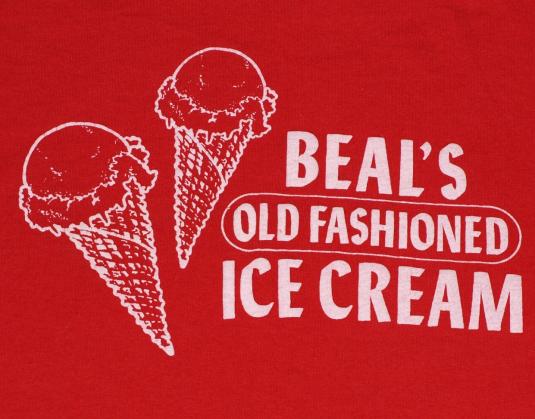 Vintage 1980s Beale’s Old Fashion Ice Cream Shop T-Shirt