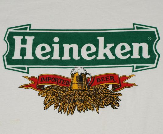 Vintage Heineken Beer Soft Thin Indie T-Shirt