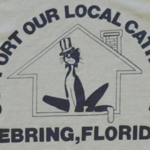 1980s THE CATHOUSE Sebring Florida Shirt Never Worn