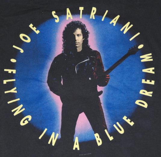 Vintage Joe Satriani Concert Tour T-Shirt 1990