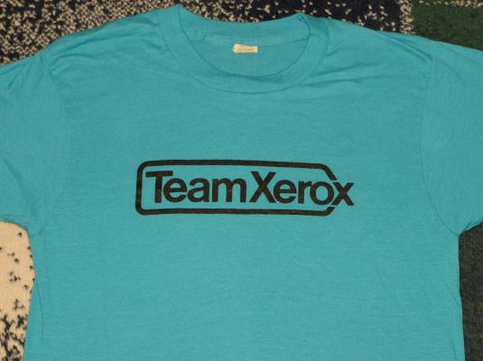 Vintage 1980’s Screen Stars Team XEROX Blue T-SHirt