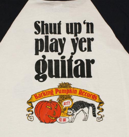 Vintage FRANK ZAPPA Barking Pumpkin Records Shirt