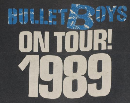 Vintage1989 Bullet Boys Concert Tour T-Shirt 80’s 1980’s