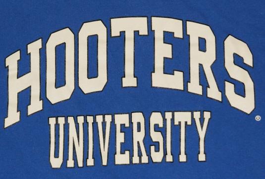Vintage 1990’s Hooters University t-shirt