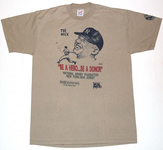 Vintage NY Yankees Mickey Mantle The Mick Charity T-Shirt