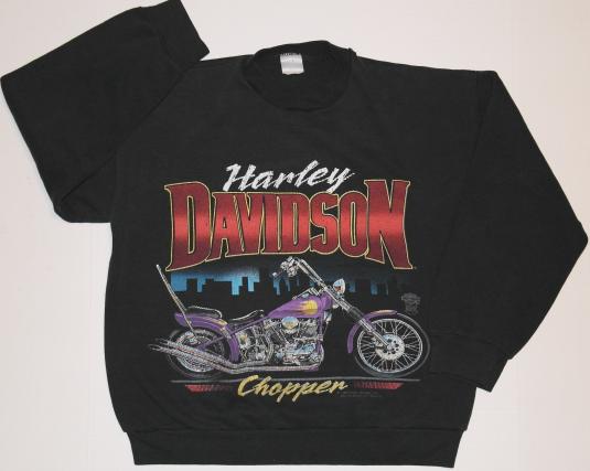 Vintage 1980s Harley Davidson Sweatshirt Biker Motorcylce