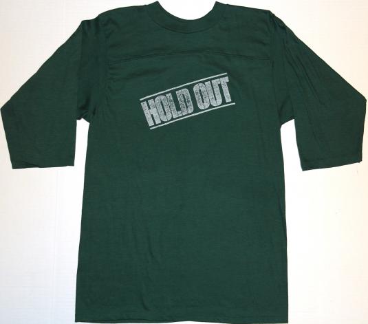 Vintage 1980 Jackson Browne Hold Out Baseball Tour Shirt | Defunkd