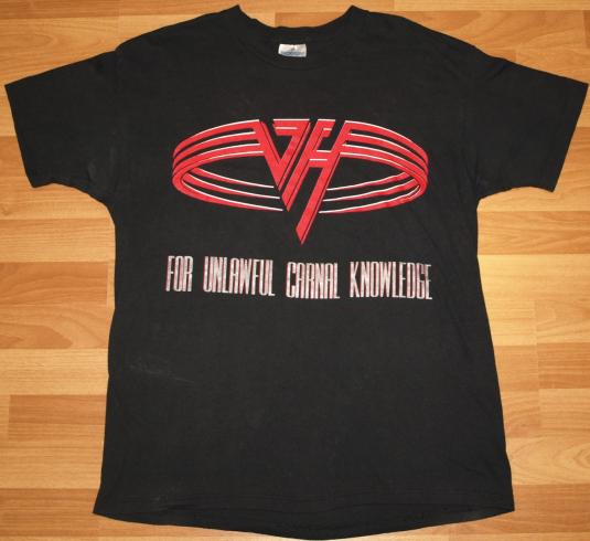 Vintage 1991 VAN HALEN F.U.C.K. Concert Tour T-Shirt | Defunkd