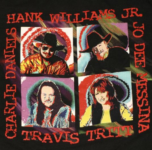Hank Williams Jr. Charlie Daniels Travis Tritt T-Shirt