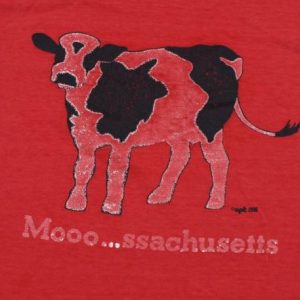 Massachusetts COW Mooo...ssachusetts Animal Shirt