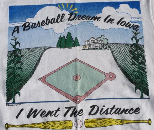 Vintage 80s FIELD OF DREAMS Movie Shirt IWOA Baseball Shirt