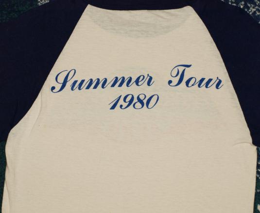 Vintage 1980 MARSHALL TUCKER BAND Concert Tour Raglan Shirt
