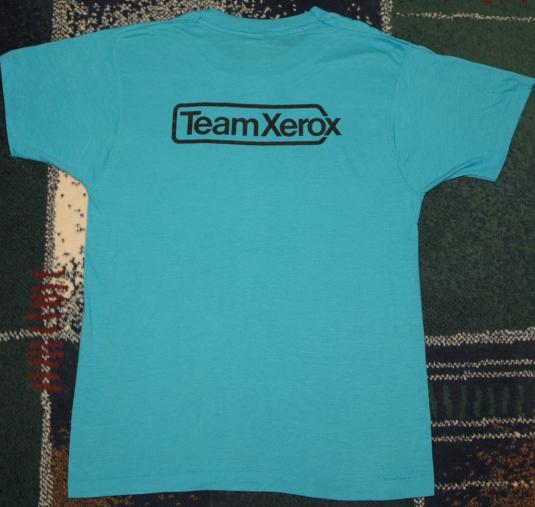 Vintage 1980’s Screen Stars Team XEROX Blue T-SHirt