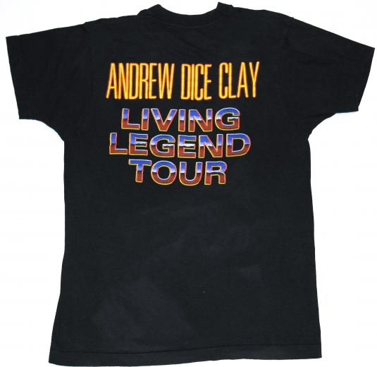 Vintage Andrew Dice Clay Living Legend Tour T-Shirt