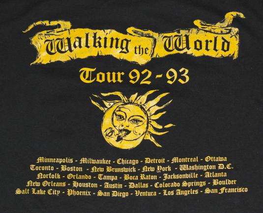 VTG 1992 CONCRETE BLONDE Concert Tour T-Shirt 90s Original