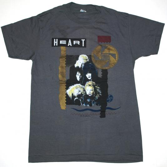 Vintage 1987 HEART Bad Animals Tour Concert T-Shirt 80’s