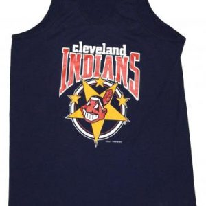 Vintage 1980s CLEVELAND INDIANS Chief Wahoo Tank Shirt