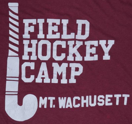 Vintage 1980’s Mt Wachusett Field Hockey Camp T-Shirt