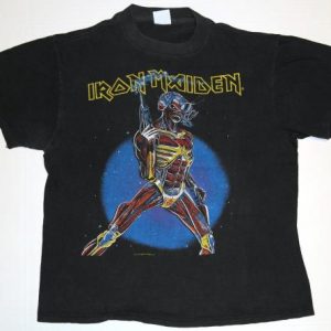 Vintage IRON MAIDEN Somewhere In Time T-Shirt 1987