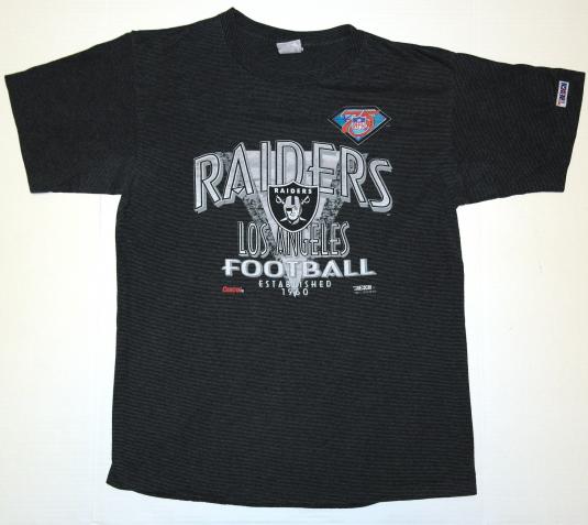 Vintage 1990s LA RAIDERS Los Angeles NFL Football T-Shirt