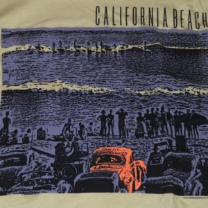 Vintage 1987 California Beach Company Surfing T-Shirt 80s
