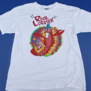 Vintage 1990 B-52's Rock Lobster Concert Tour Shirt