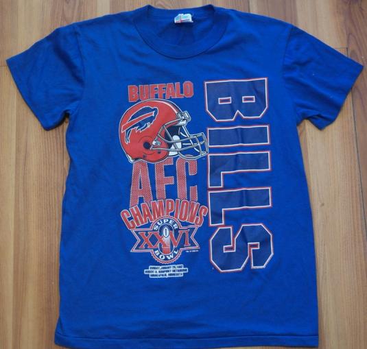 Vintage 1990s Buffalo Bills NFL Football T-Shirt Super Bowl