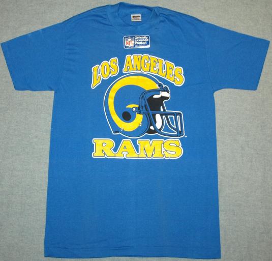 Vintage 1980 Los Angeles Rams Football T shirt in - Depop