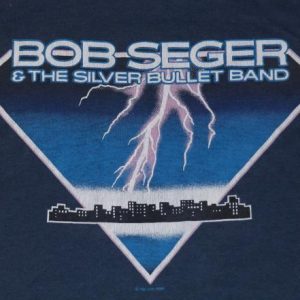 Vintage 1980's BOB SEGER Concert Tour Rock & Roll T-Shirt