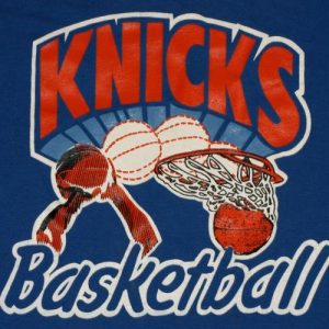 Vintage 1980's New York Knicks Basketball T-Shirt