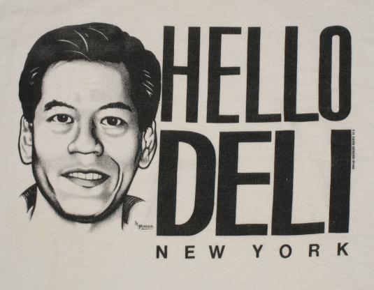 Vintage 1990s Rupert Jee’s Hello Deli New York City T-Shirt