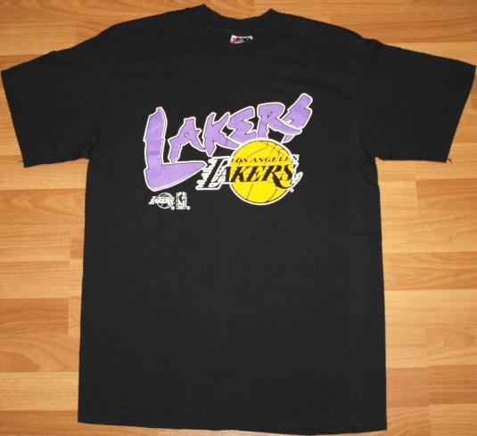 Vintage 1990s LA LAKERS Los Angeles NBA Basketball T-Shirt