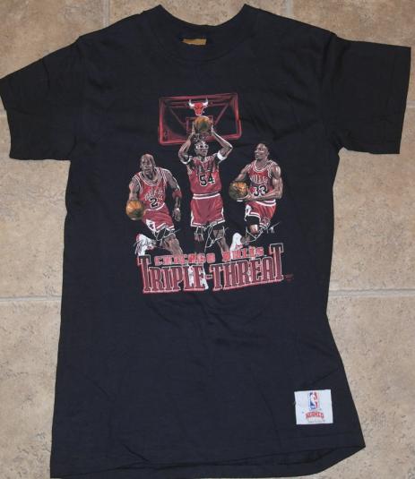 VTG 90s Chicago Bulls Michael Jordan Pippen Grant NEVER WORN