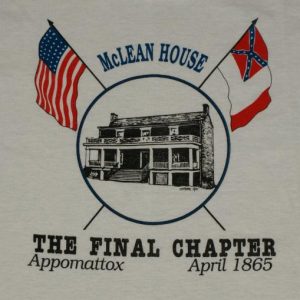 Vintage McLean House CIVIL WAR Appomattox T-Shirt