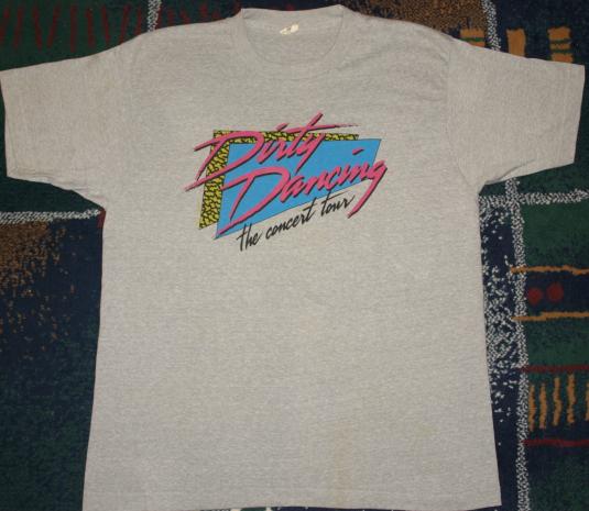 VIntage 1980s DIRTY DANCING Tour Shirt Screen Stars