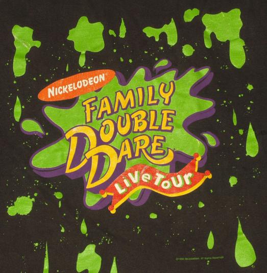 Vintage 1994 Nickelodeon Family Double Dare T-Shirt 1990s