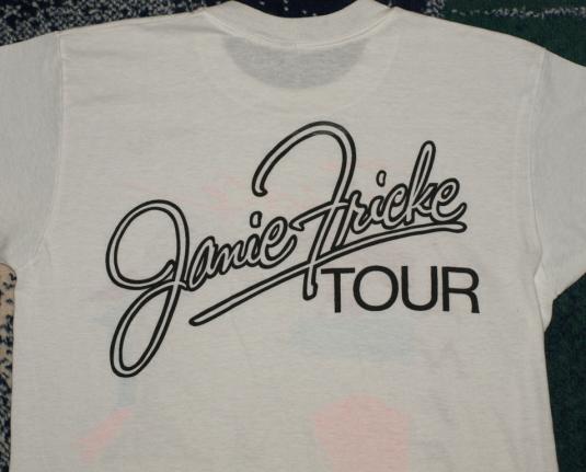 Vintage 1980’s Janie Fricke Concert Tour T-Shirt SIGNED