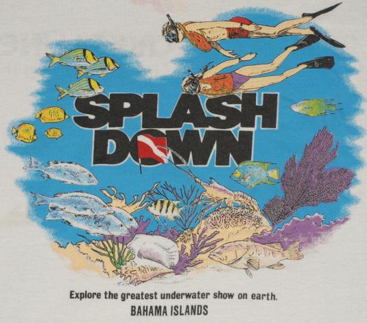 1980s Bahamas Snorkeling Suba Diving Ocean T-Shirt