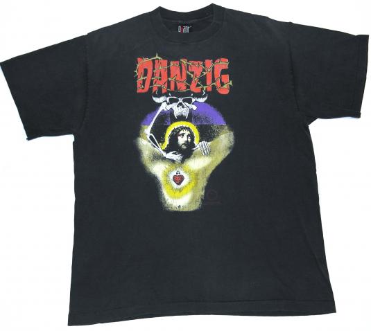 Vintage 1988 DANZIG GOD DON’T LIKE IT Heavy Metal T-Shirt
