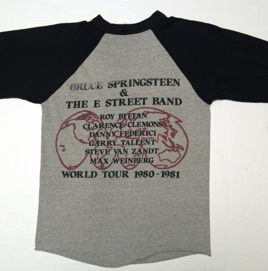 VTG Bruce Springsteen & E Street Band 1980-1981 Tour T-shirt