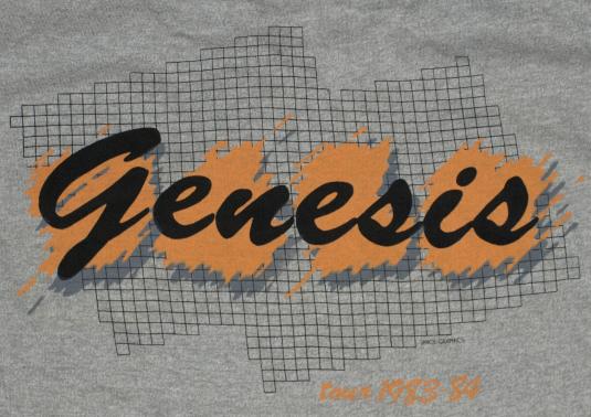 VTG 1983 GENESIS Mama Concert Tour T-Shirt 80s NEVER WORN