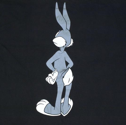 Vintage 1990s Bugs Bunny 2-Sided Black Looney Tunes T-Shirt