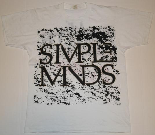 VTG 1986 Simple Minds Tour Shirt 1980s Original Never Worn