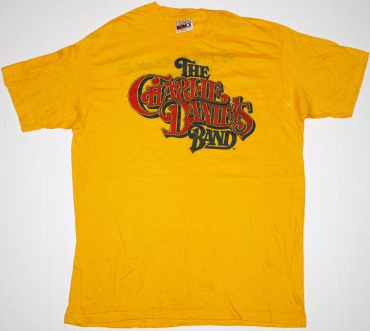 Vintage 1982 Charlie Daniels Band Concert Tour T-Shirt