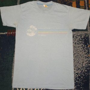 Vintage Faded Florida light blue soft thin T-shirt 1980s 80'