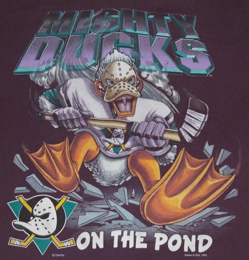 Vintage 1990s Mighty Ducks NHL Hockey TShirt Defunkd