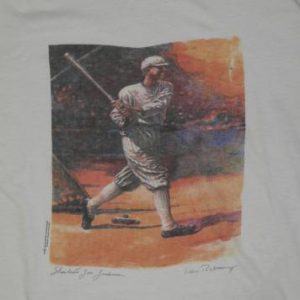 Vintage 1990's Shoeless JOE JACKSON Baseball 90's T-Shirt